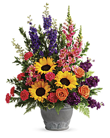 Teleflora's Hues Of Hope Bouquet Flower Arrangement