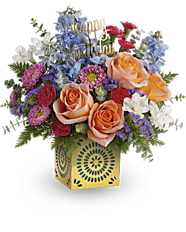 Deluxe size, 14 inches height and 14 1/4 inches wide.